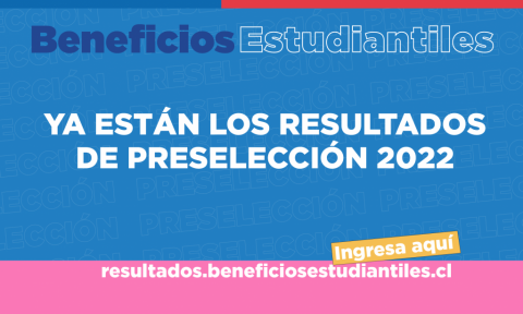 Resultados preselección a beneficios