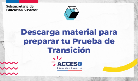 Descarga de material para prueba transición.